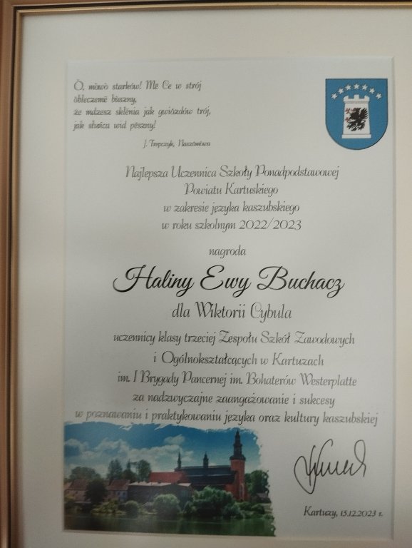 Wręczanie nagrody Haliny Ewy Buchacz