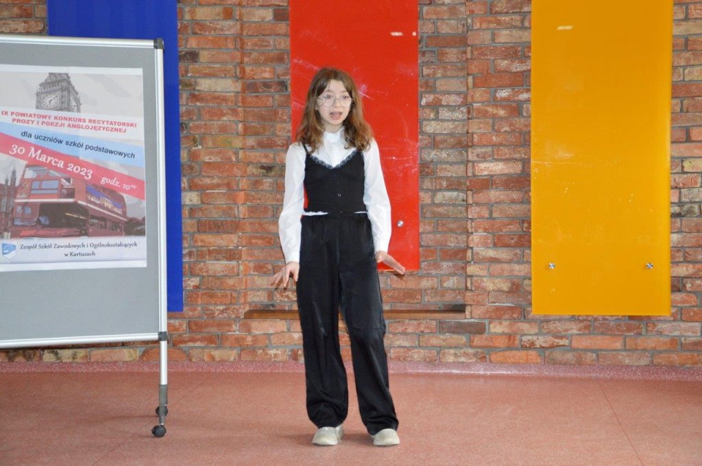 IX Powiatowy Konkurs Recytatorski Prozy i Poezji Anglojęzycznej