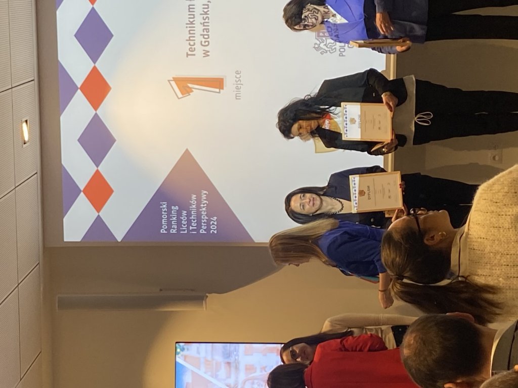 Gala Pomorskiego Rankingu Liceów i Techników PERSPEKTYWY 2024 na Politechnice Gdańskiej